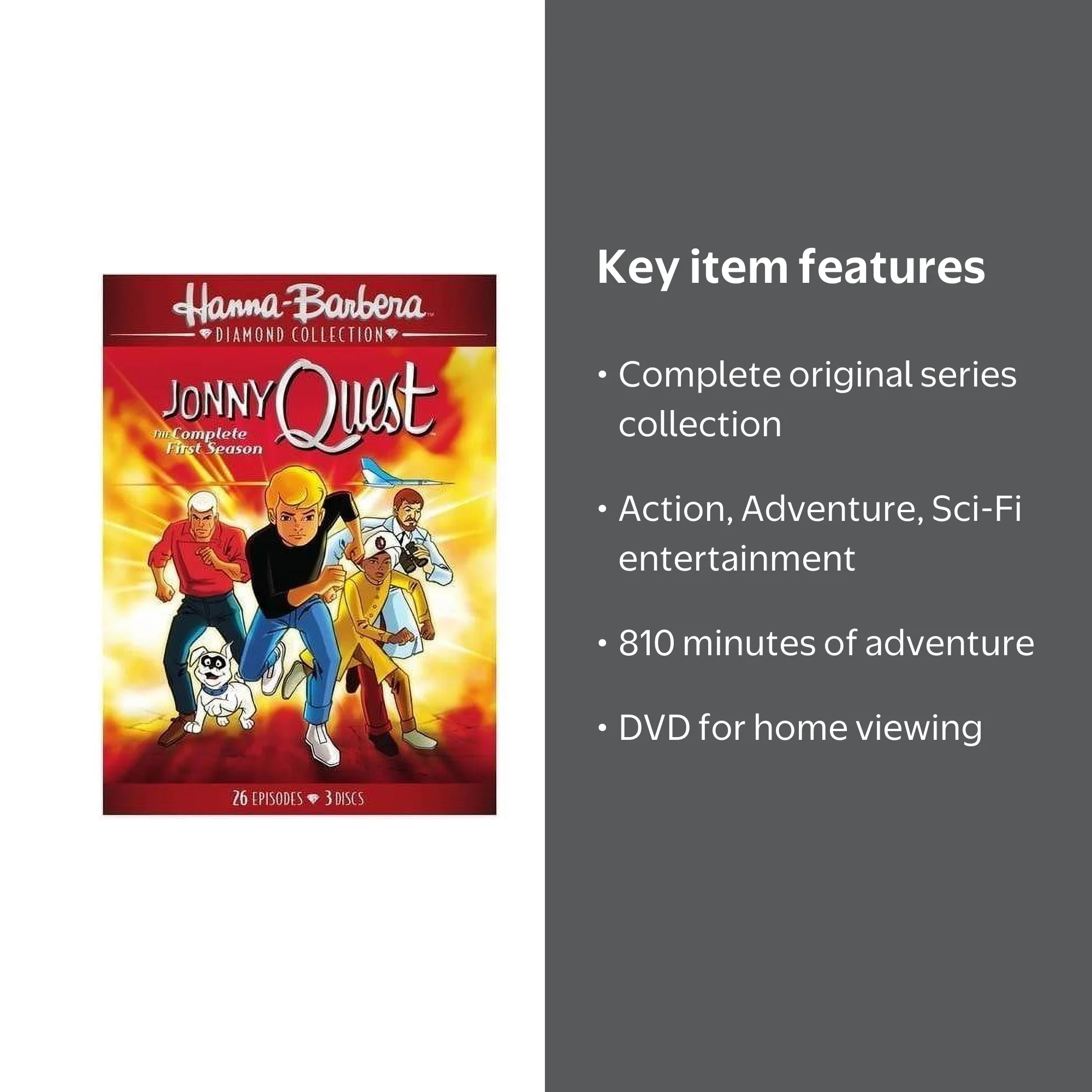 Jonny Quest: The Complete First Season Box Set (DVD) - Walmart.com