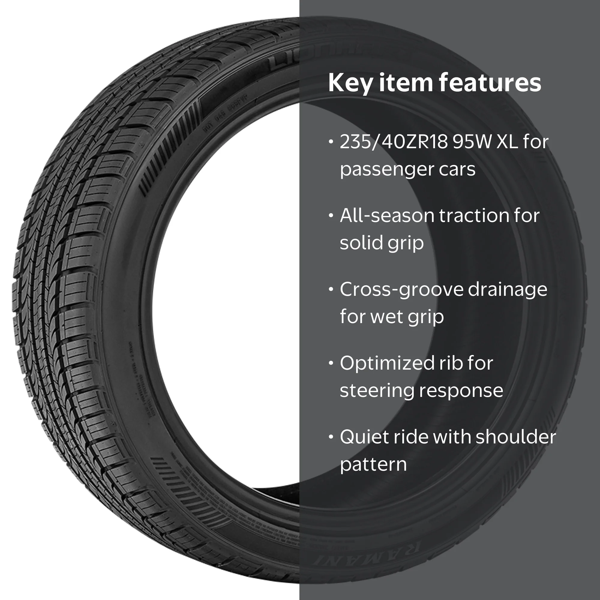Lionhart Ramani A/S All Season 235/40ZR18 95W XL Passenger Tire