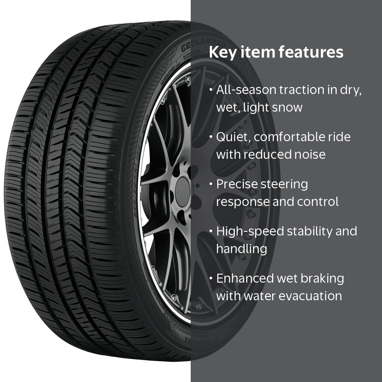 SUV 235/55R19 タイヤ2本セット　その２ Yokohama, All Season Tire, 235/55R19 105W XL, SUV Crossover