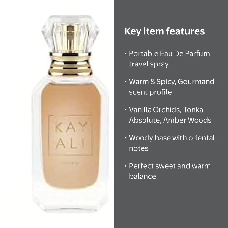 Kayali, Vanilla Eau De Parfum Travel Spray, Warm and Spicy, 28