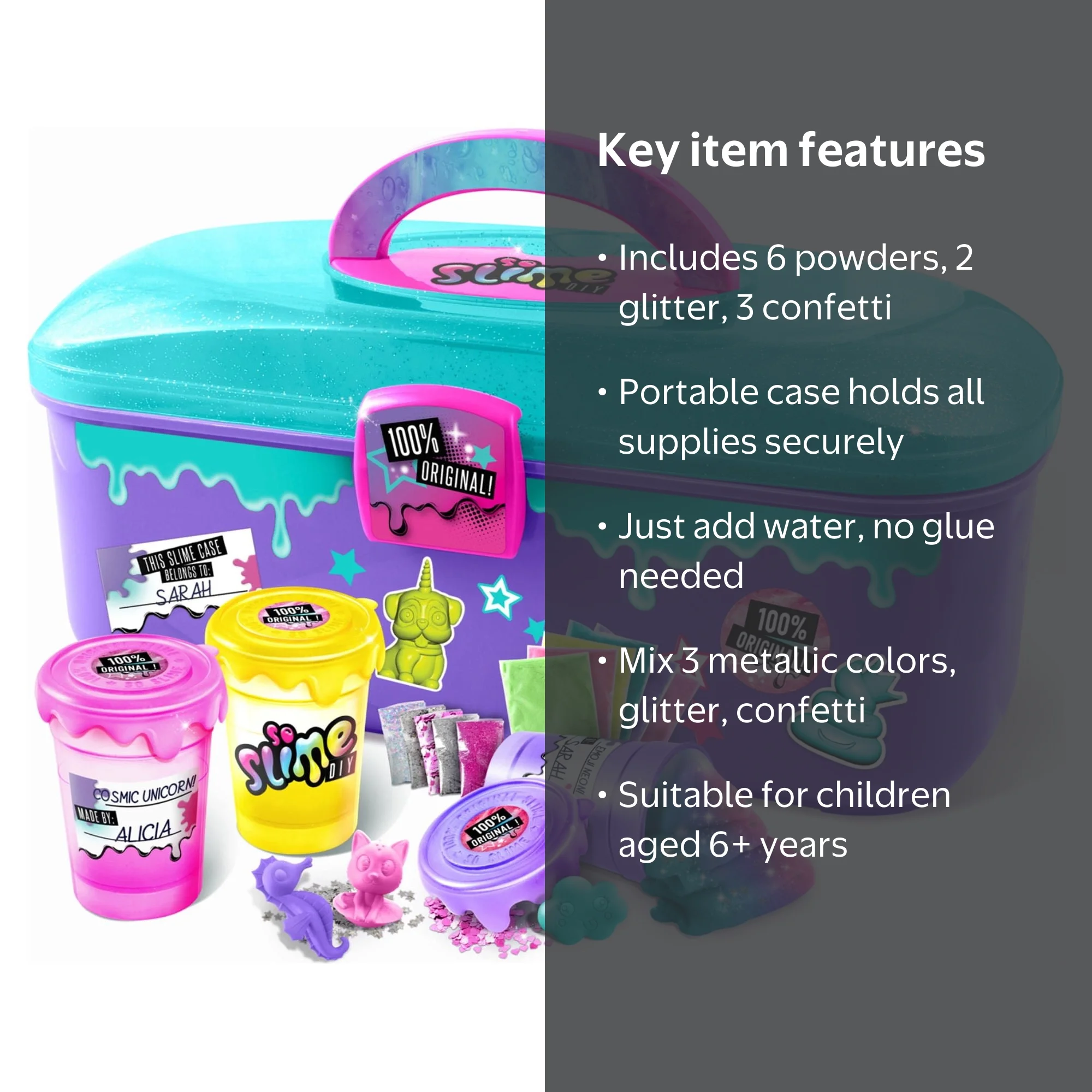 SoSlime DIY Slime Case Shaker Storage Set - Walmart.com