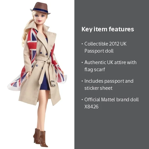 Barbie Dolls of The World United Kingdom Doll - Walmart.com