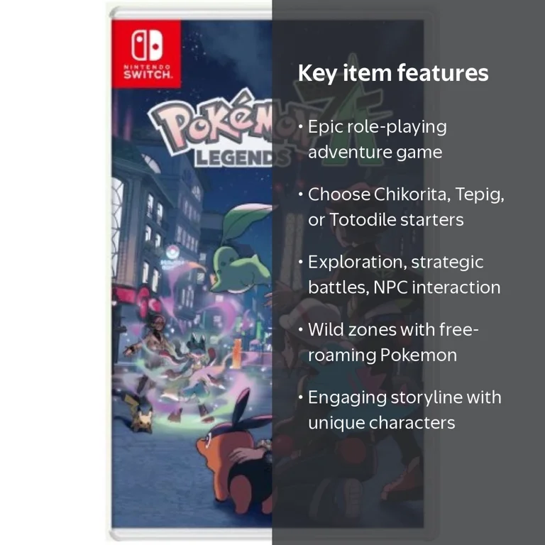 Nintendo Pokemon Legends Z-A Video Game for (Nintendo Switch
