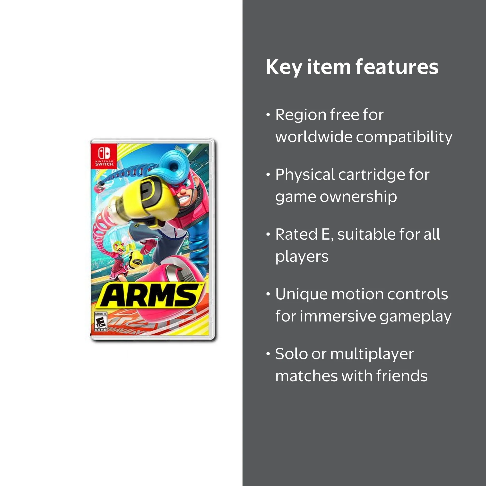 Arms, Nintendo Switch, [Physical Edition], 045496590529