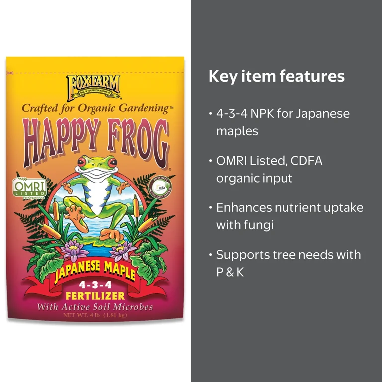 Happy Frog Japanese Maple Organic Plant Fertilizer - Walmart.com