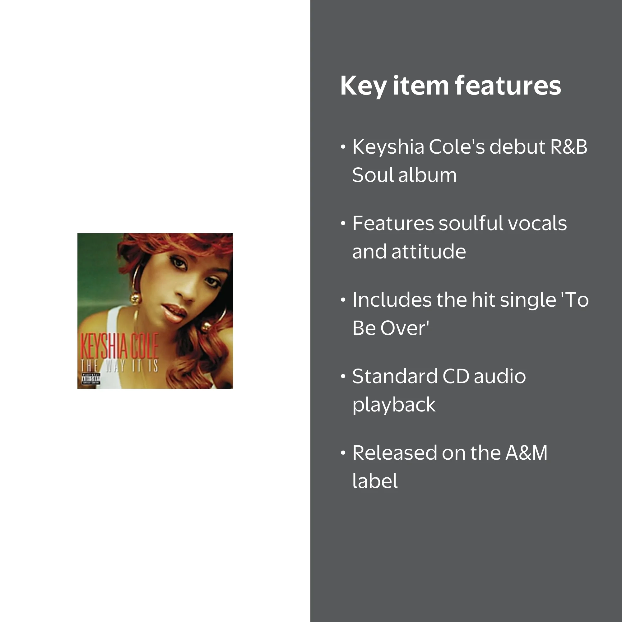 Keyshia Cole - The Way It Is - Music & Performance - CD - Walmart.com
