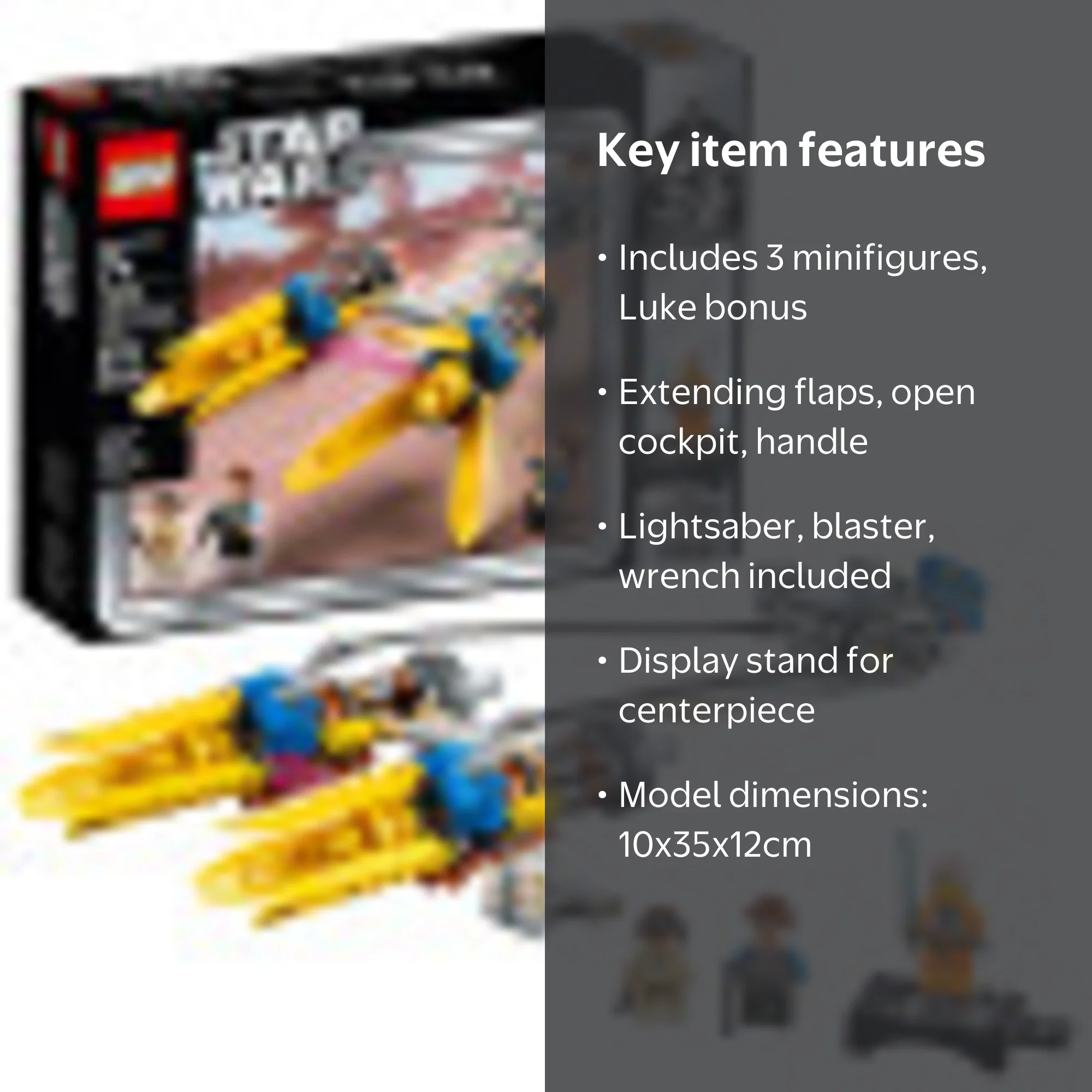 LEGO Star Wars Set, 75258, 20th Anniversary Anakin's Podracer