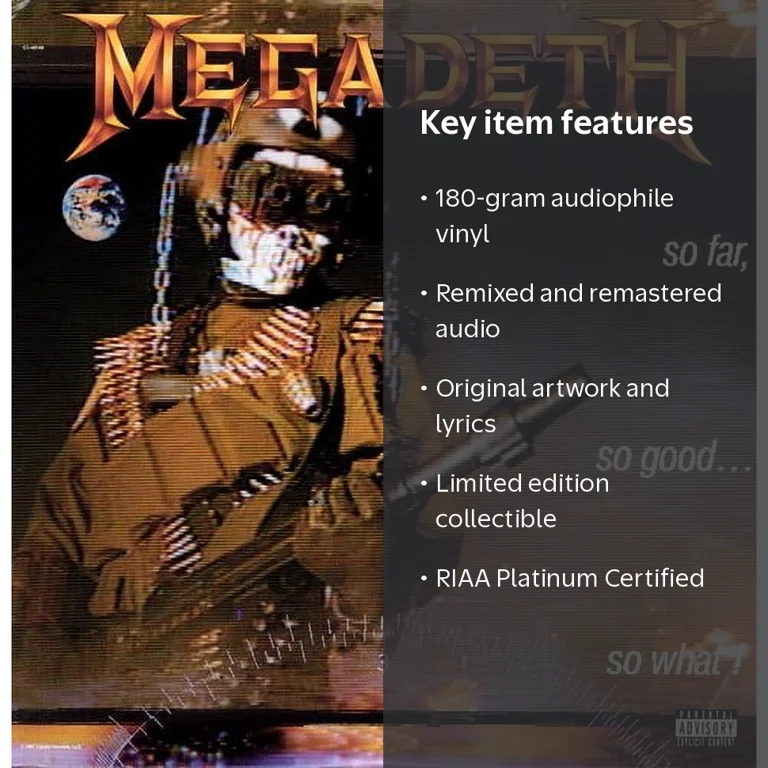 Megadeth - So Far So Good: So What - Music & Performance - Vinyl
