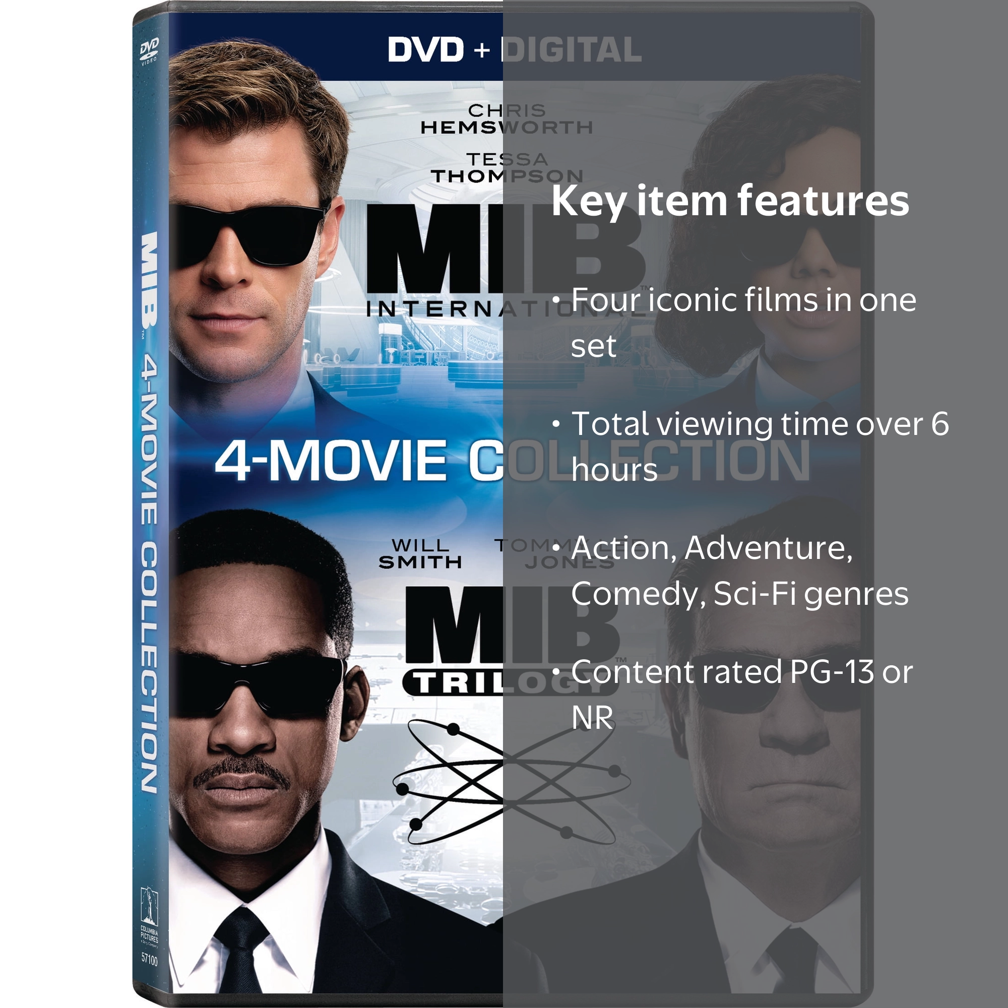Men in Black: 4-Movie Collection (DVD) - Walmart.com