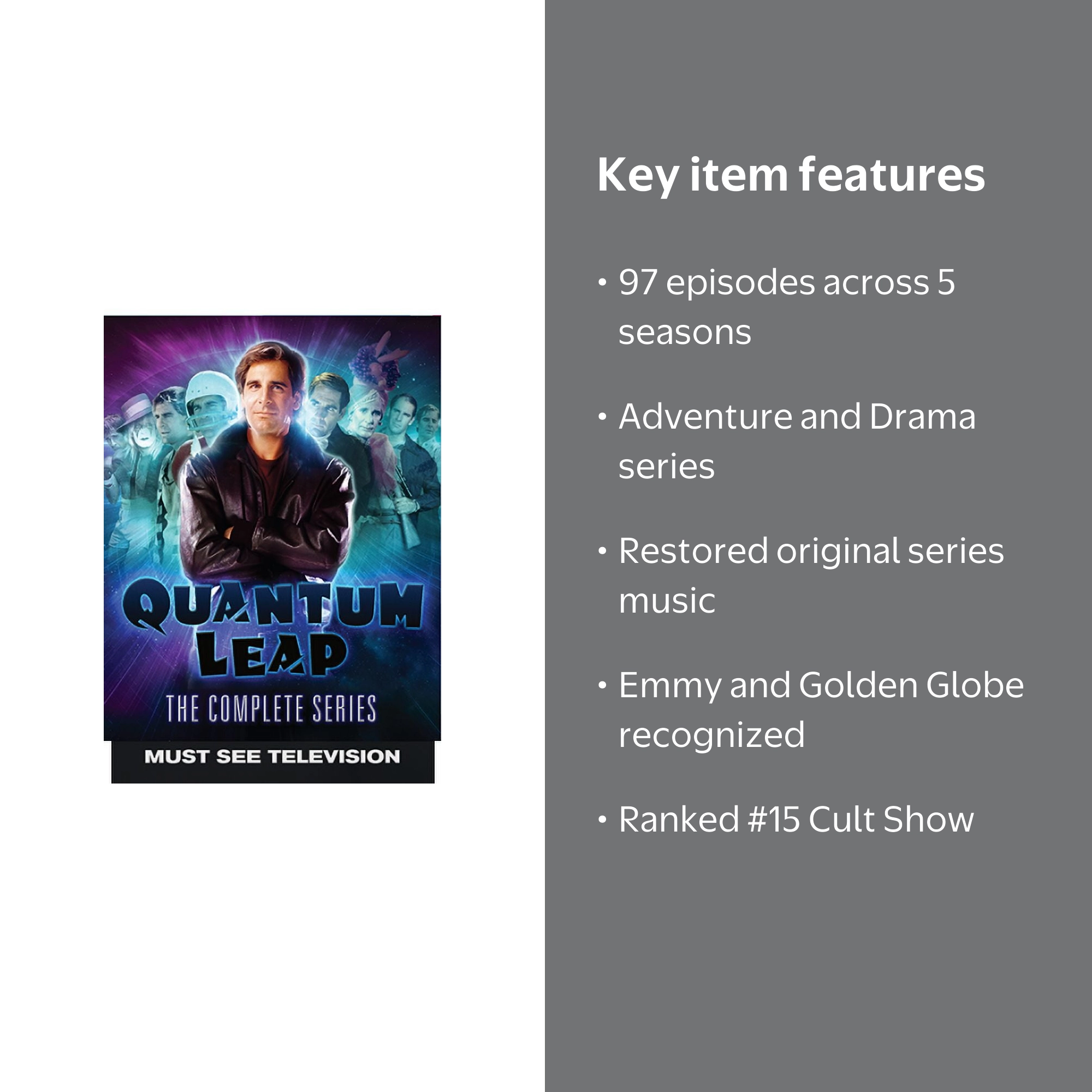 Quantum Leap: Complete Series Boxed TV Show Set, Seasons