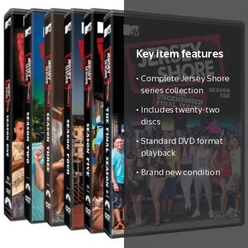 Jersey Shore Complete Series Pack - 22 Disc DVD Set - Walmart.com