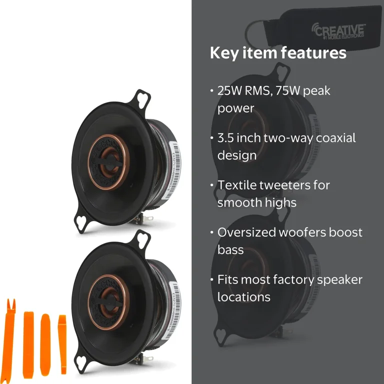 Infinity - Two Pairs Of REF-3032CFX Reference 3.5 Inch Two-way car