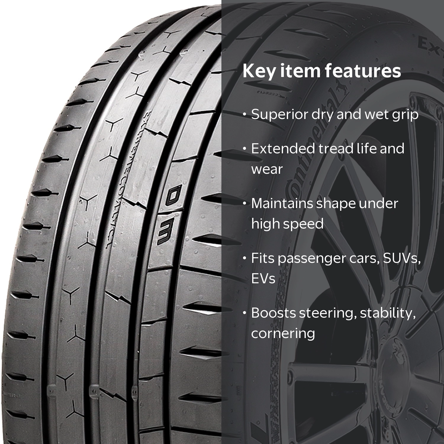Continental ExtremeContact Sport 02 245/40ZR17 245/40R17 91W High