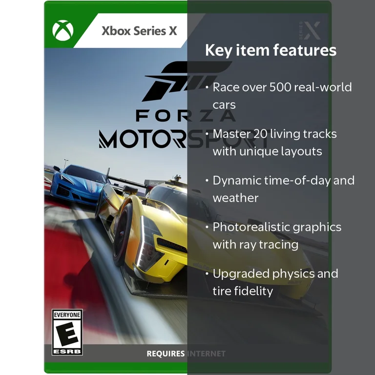 ☆新品未開封品！☆Xbox Series X Forza Motorsport☆ Microsoft Forza Motorsport Xbox Series X Blu-ray, Race Cars, 500+
