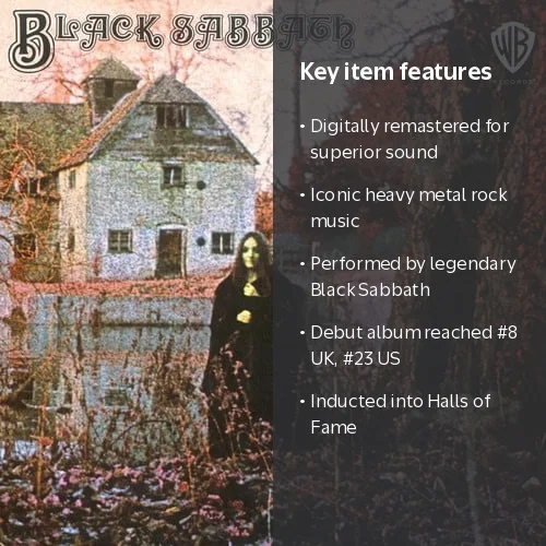 Black Sabbath - Black Sabbath - Music & Performance - CD - Walmart.com