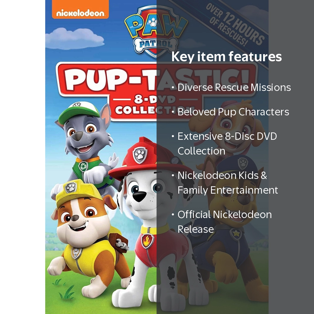PAW Patrol: PUP-tastic! 8-DVD Collection - Walmart.com