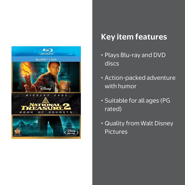 Disney's National Treasure 2: Book of Secrets - Family HD Blu-ray