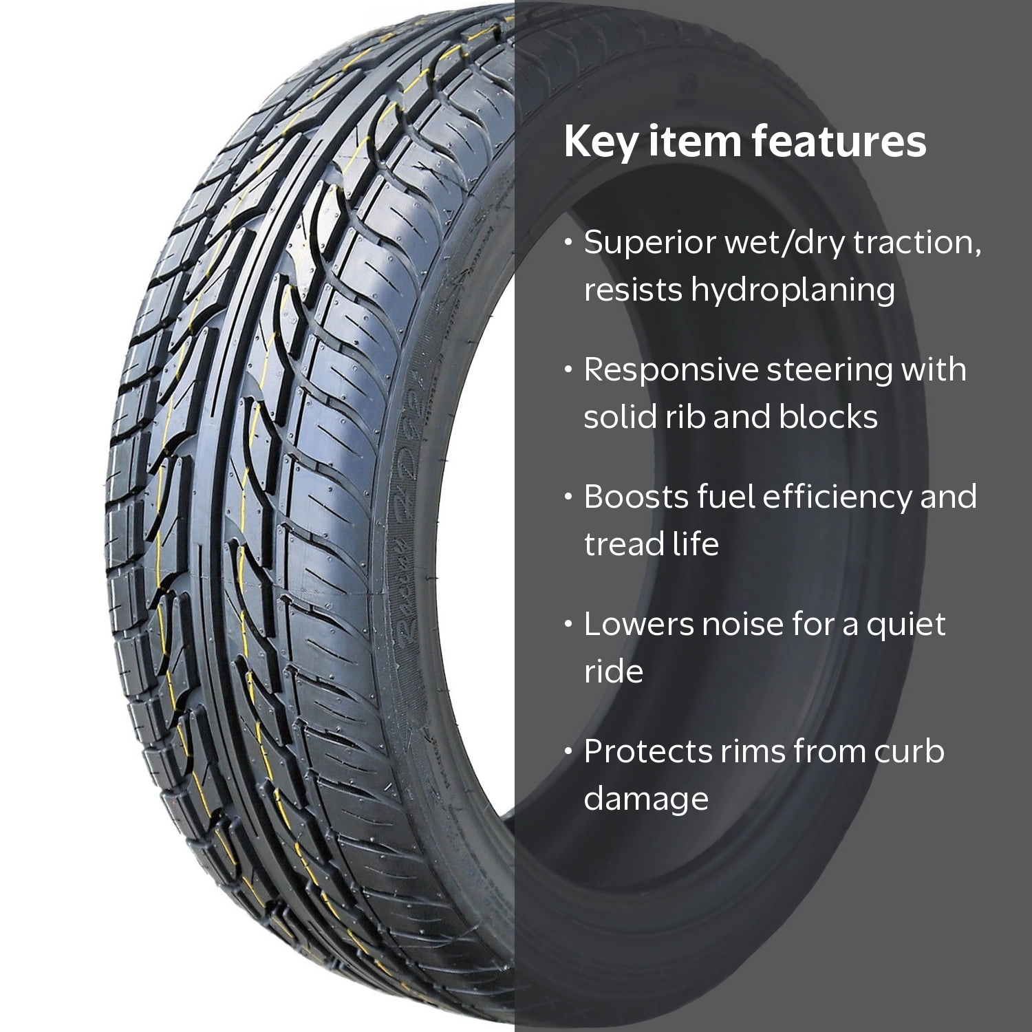 Haida, Performance Summer Tire, HD921 195/45R15 78V - Walmart.com