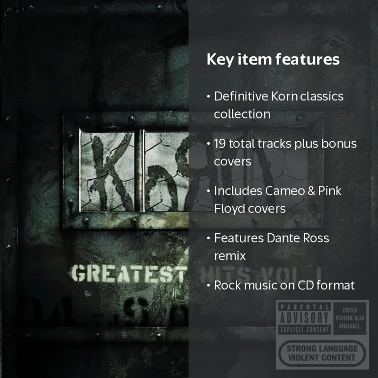 Sony Music, CD, Greatest Hits, Vol. 1, 19-track collection