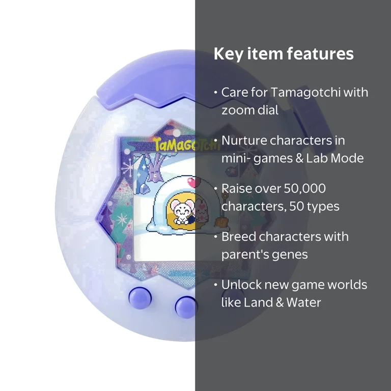 Tamagotchi Paradise - White Glacier - Walmart.com