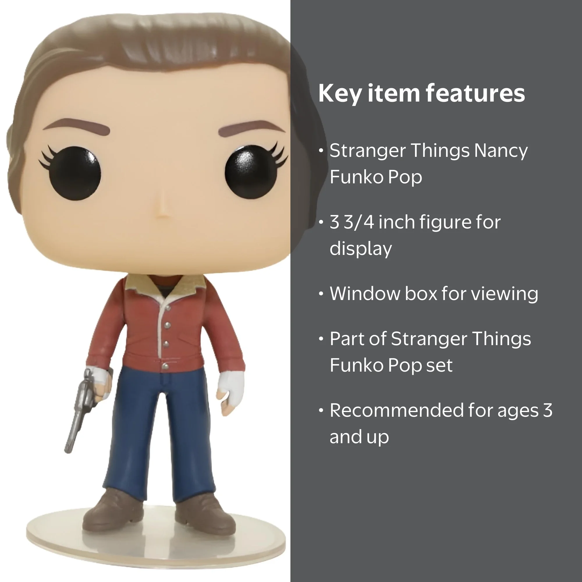 FUNKO POP! TELEVISION: STRANGER THINGS S2 - NANCY - Walmart.com