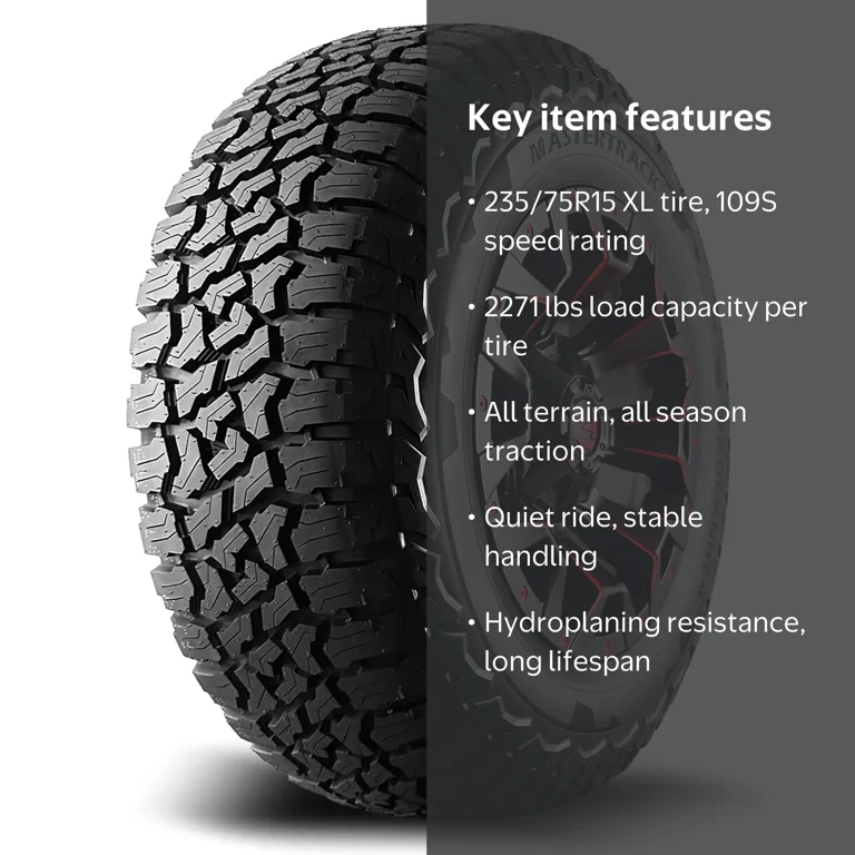 Badlands 英語 Mastertrack, All Terrain Tire, 235/75R15 109S XL, All Season SUV