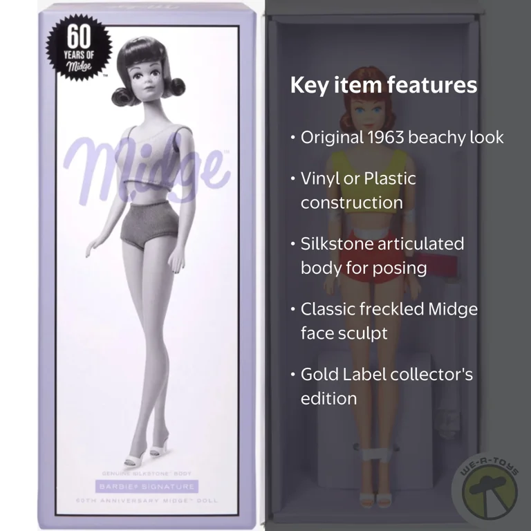 Barbie Collector's Edition: 60th Anniversary Midge Doll, Vintage
