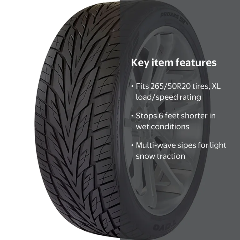 Toyo Proxes ST III 265/50R20 111V XL A/S Performance Tire, All