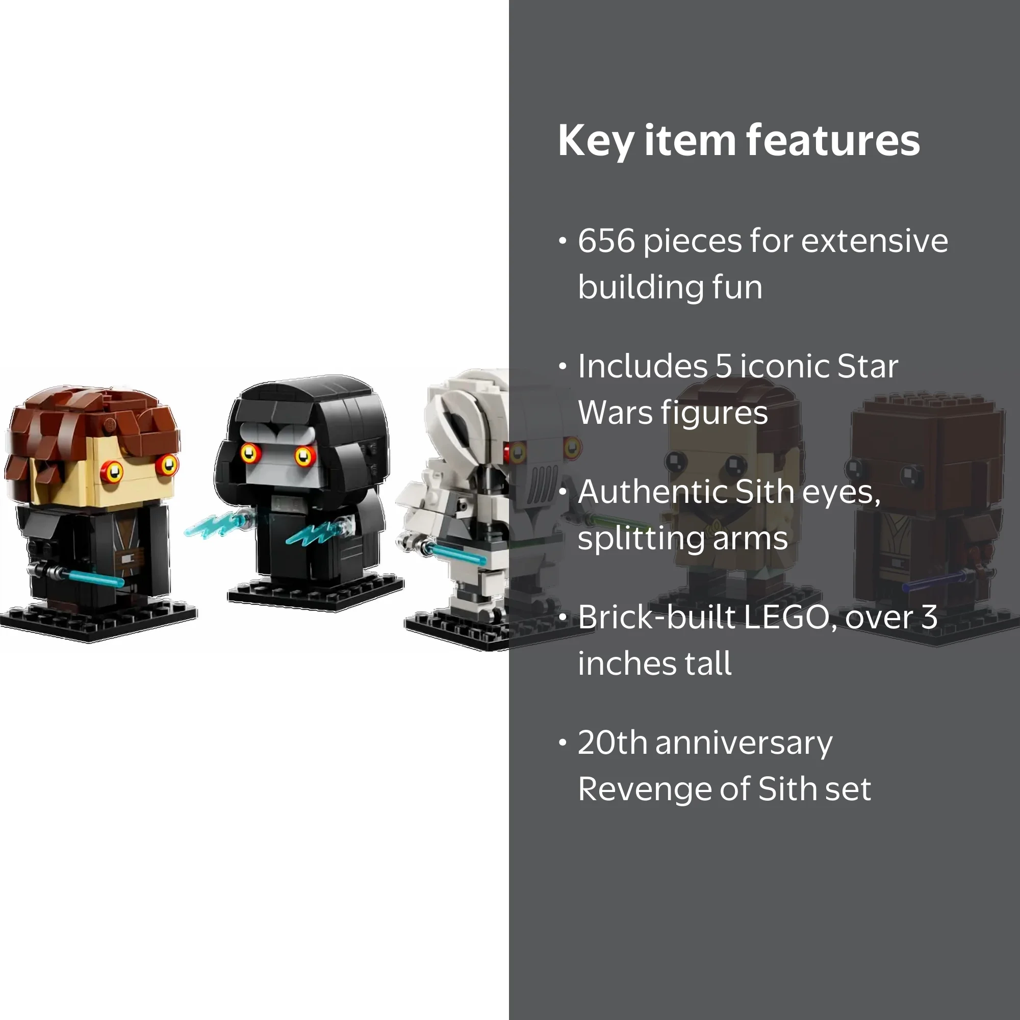 LEGO Star Wars Brickheadz 40796 Heroes & Villains Revenge of the