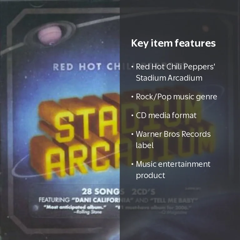 Stadium Arcadium Red Hot Chili Peppers (CD) - Walmart.com
