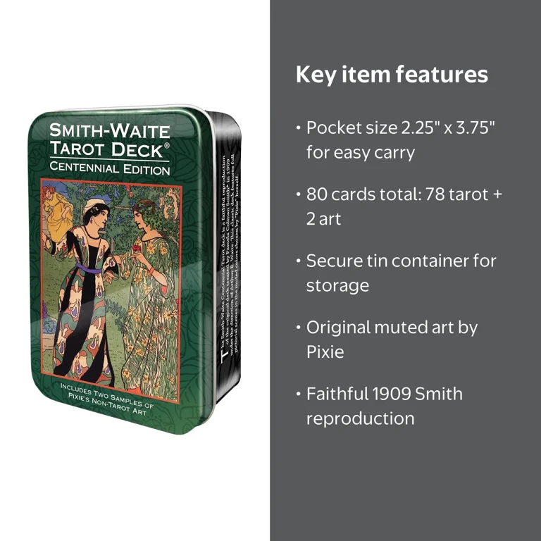 Smith-Waite Tarot in a Tin - Walmart.com