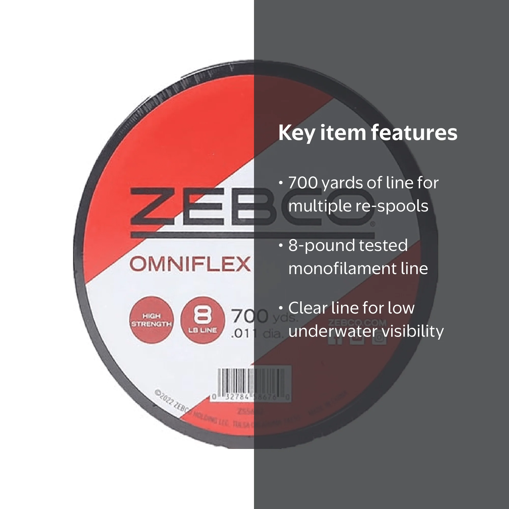 Zebco Omniflex Monofilament Fishing Line, 8-Pound Tested - Walmart.com