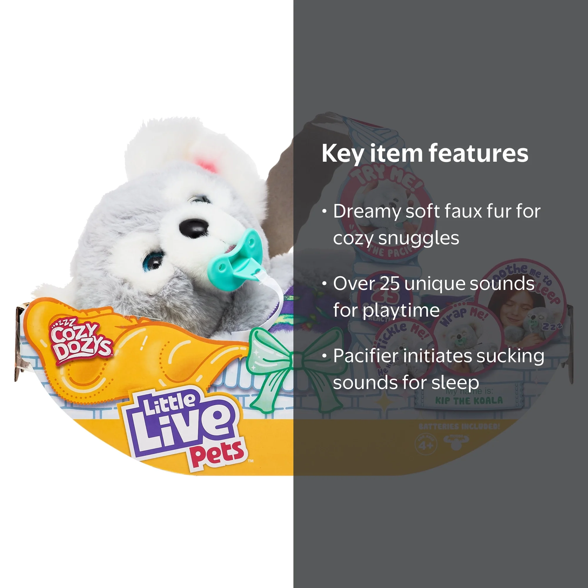 ヘイニリータフフタ　ミニヘキサゴン　ゴールド　トナカイ Little Live Pets, Cozy Dozy Bedtime Buddy, 10