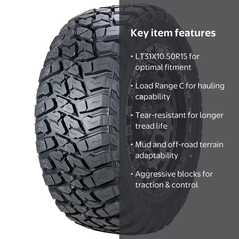 Landspider WildTraxx M/T Mud Terrain LT31X10.50R15 109Q C Light