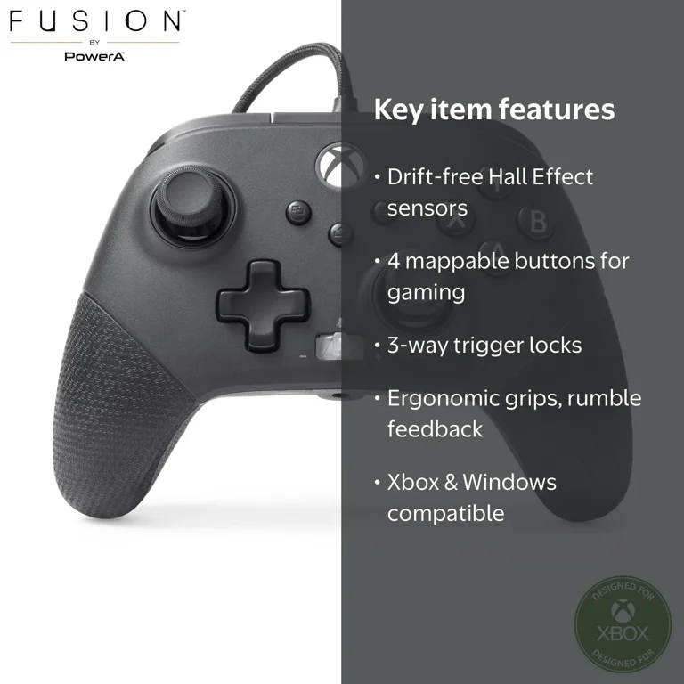 PowerA FUSION Pro 4 Wired Controller for Xbox Series X|S - Walmart.com