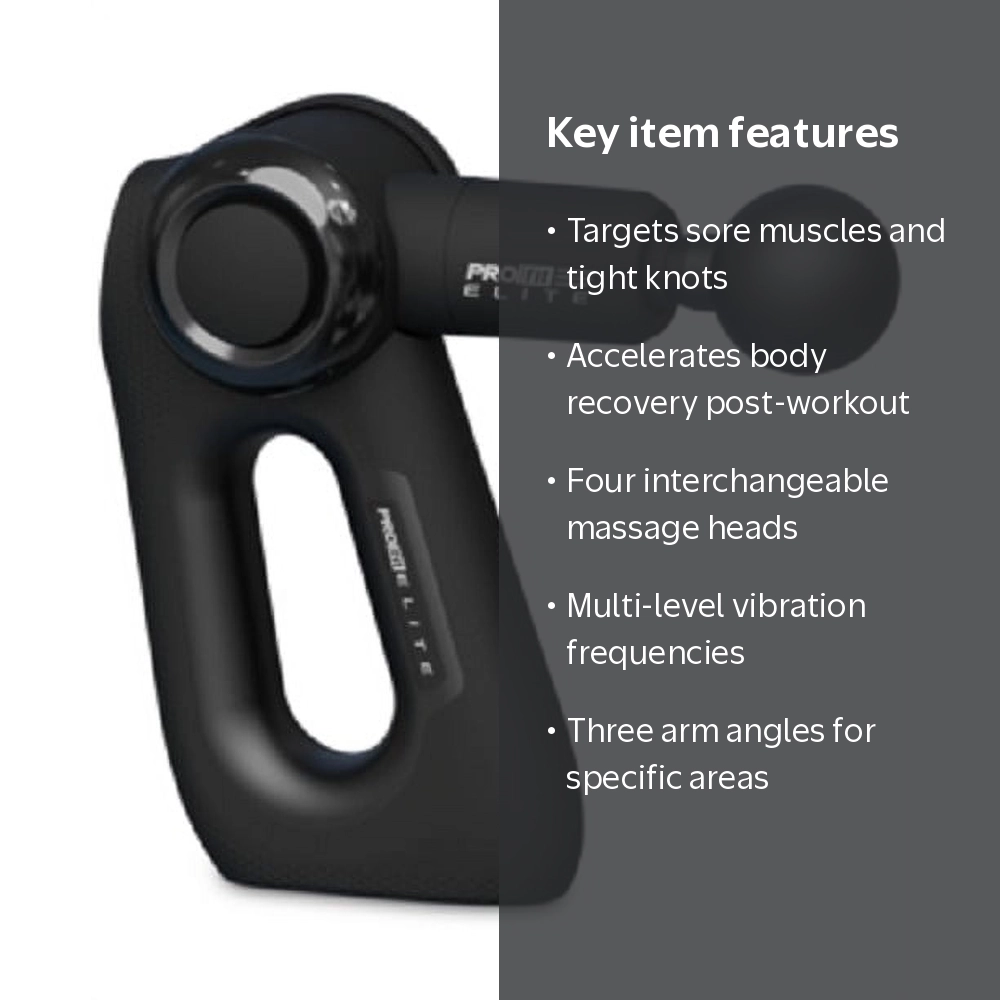 Tzumi, Muscle Gun Elite, 8034, Black with 4 Attachments - Walmart.com