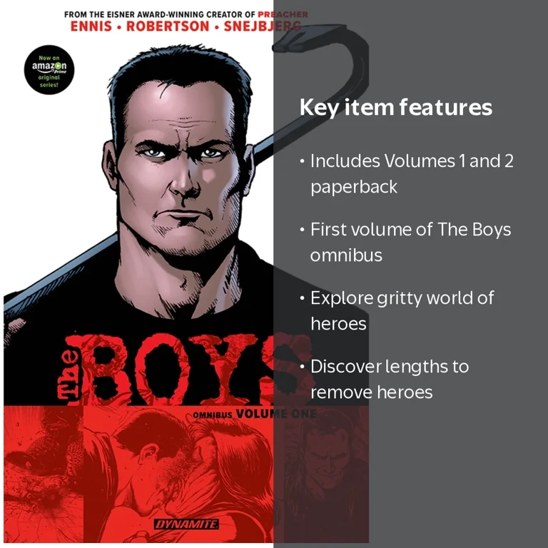 Garth Ennis, The Boys, Omnibus Volume 1, Paperback - Walmart.com