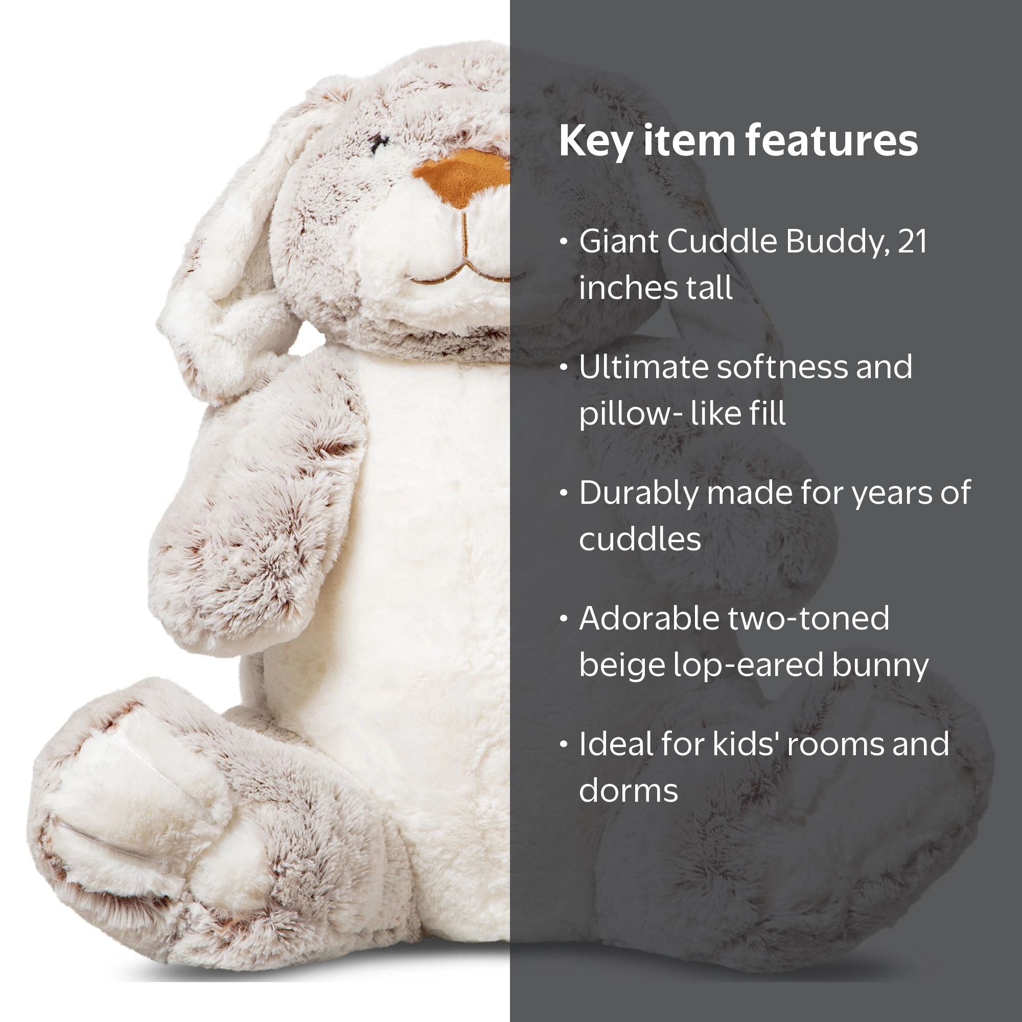 Melissa & Doug Jumbo Burrow Bunny Plush, 21 Inches Tall - Walmart.com