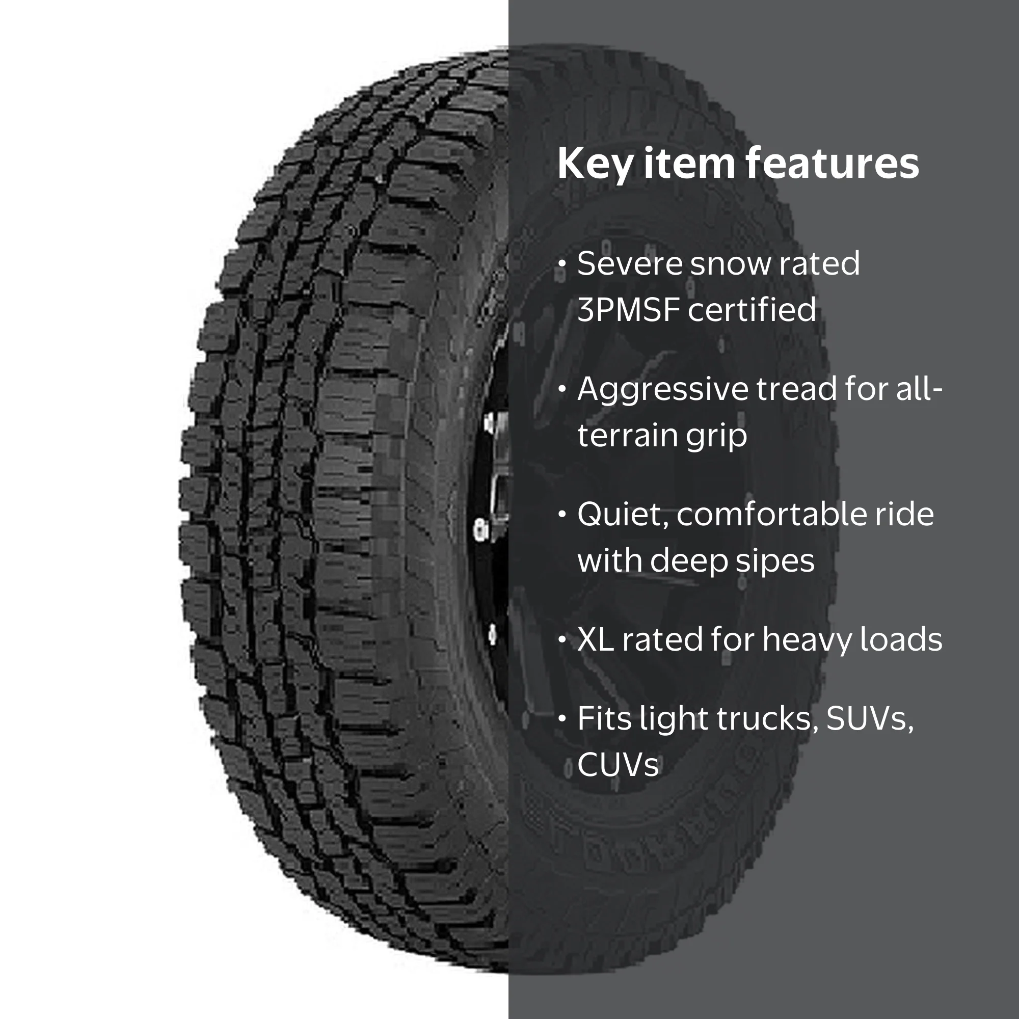 Eldorado Sport Fury AT4S All Terrain 275/55R20 117T XL Light Truck