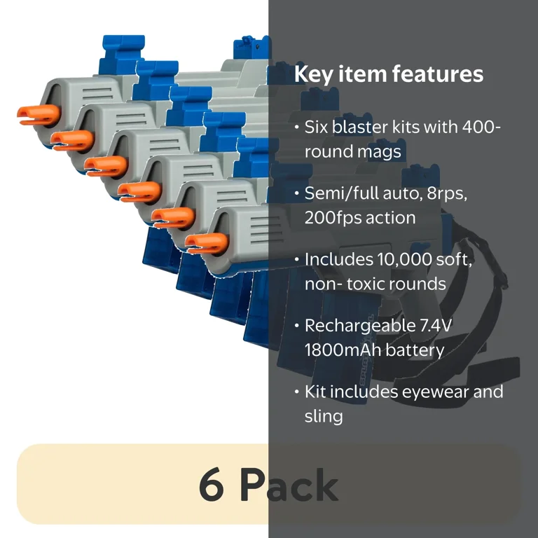 6 pack) Splat-R-Ball SRB400-SUB Kit - Walmart.com