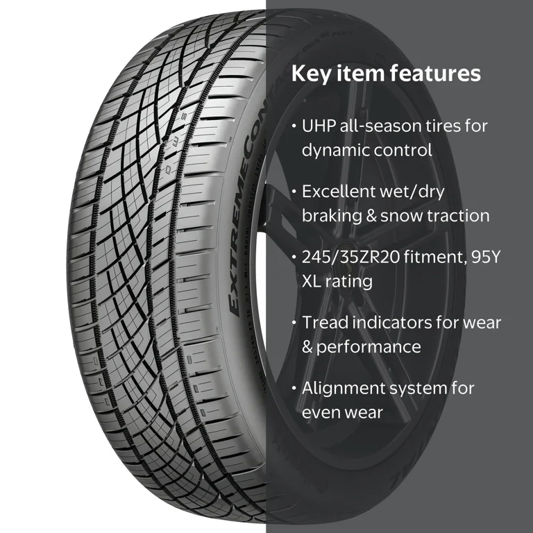 Continental DWS06 PLUS 245/35ZR20XL 95Y Tire for 2017-19 Mercedes