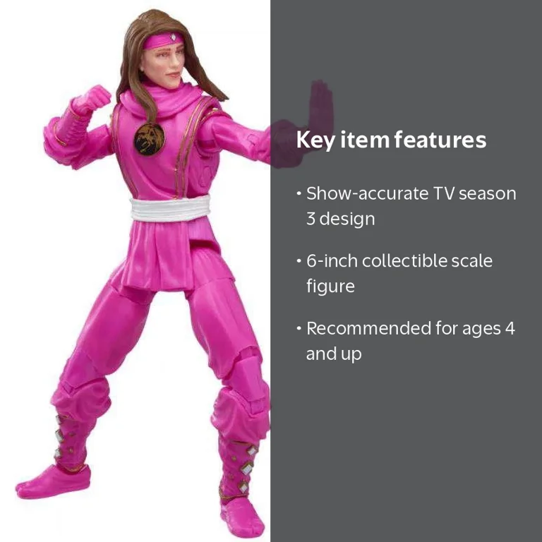 Power Rangers Lightning Collection Ninja Pink Ranger 6
