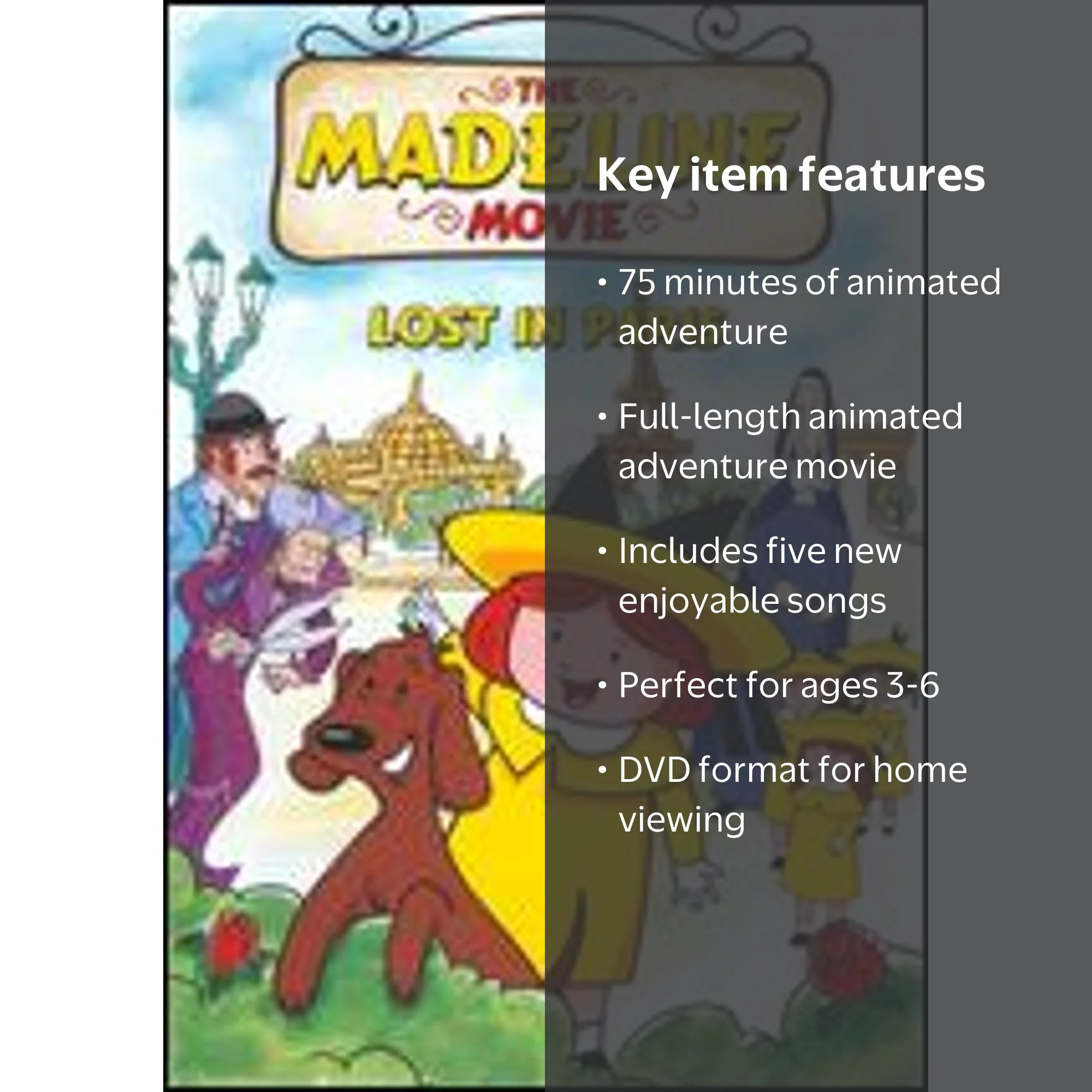 The Madeline Movie: Lost In Paris - Walmart.com