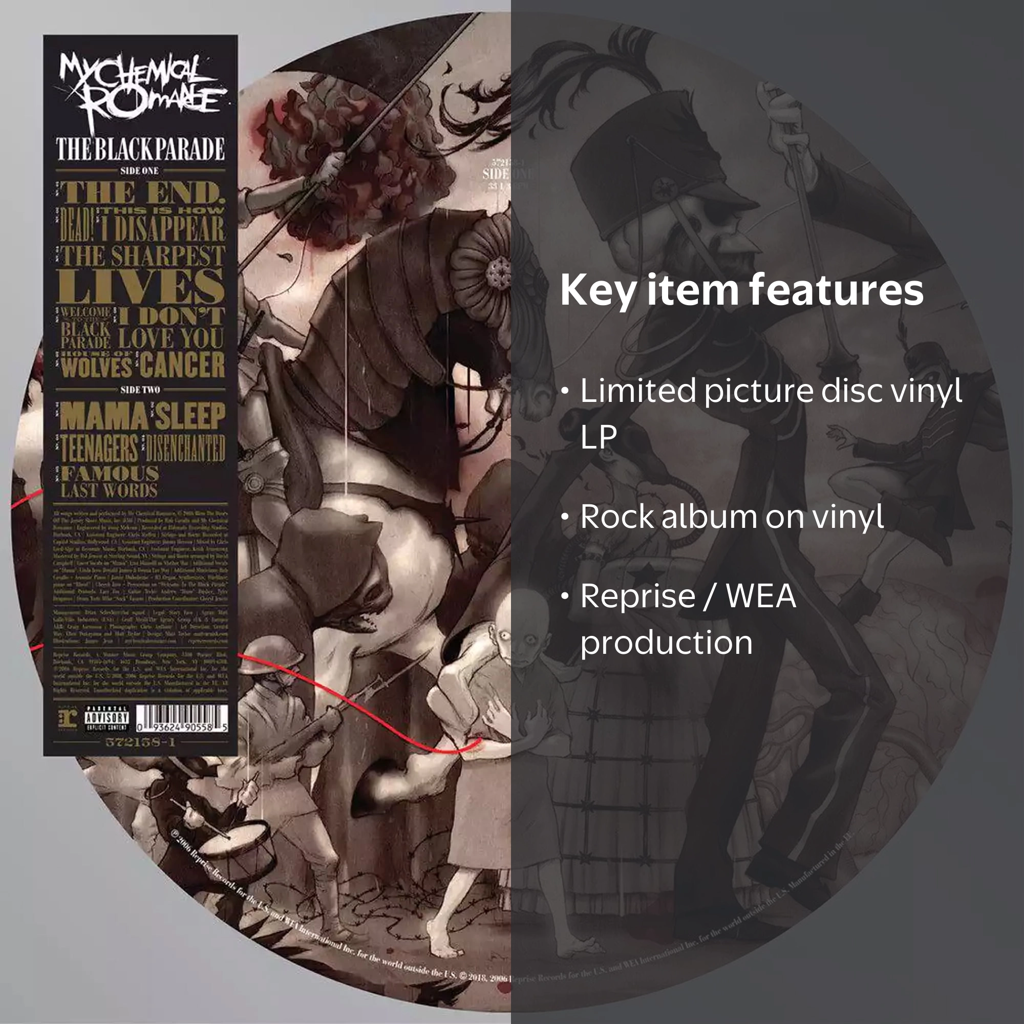 Limited Edition - My Chemical Romance: The Black Parade Vinyl