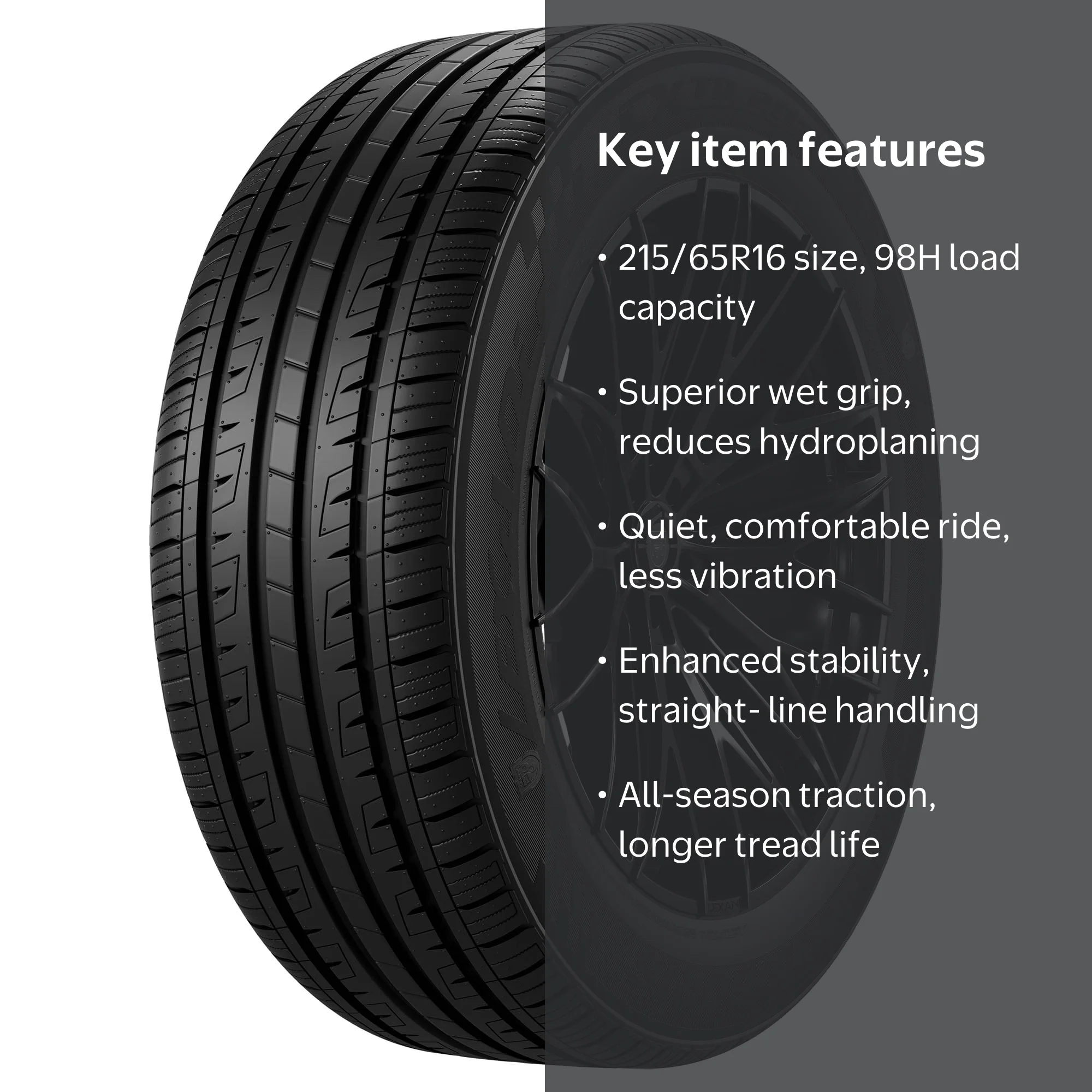 Lexani LXTR-203 All Season 215/65R16 98H Passenger Tire - Walmart.com