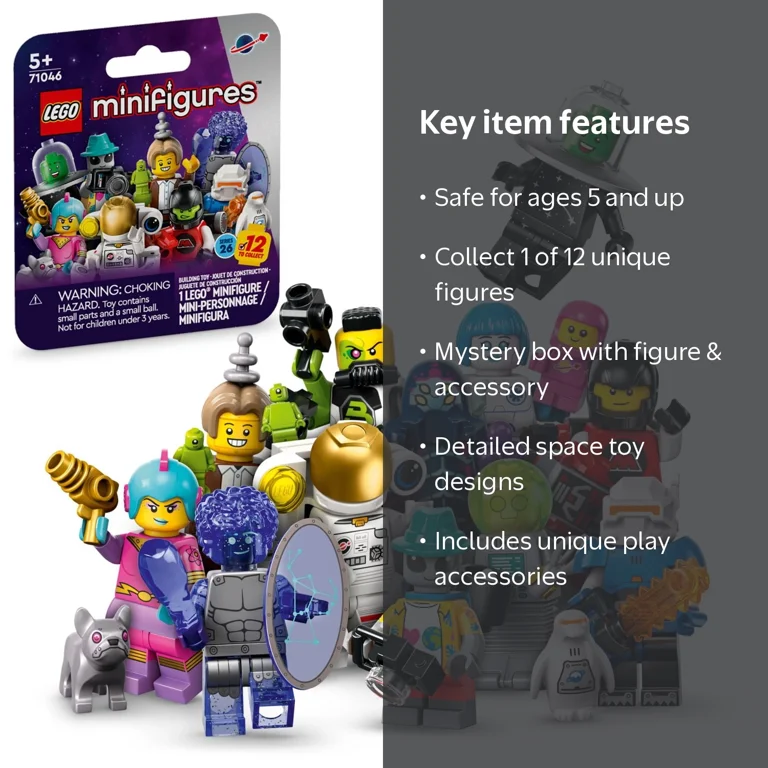 LEGO, Minifigures Series 26 Space, Multicolor, Collectible Toy