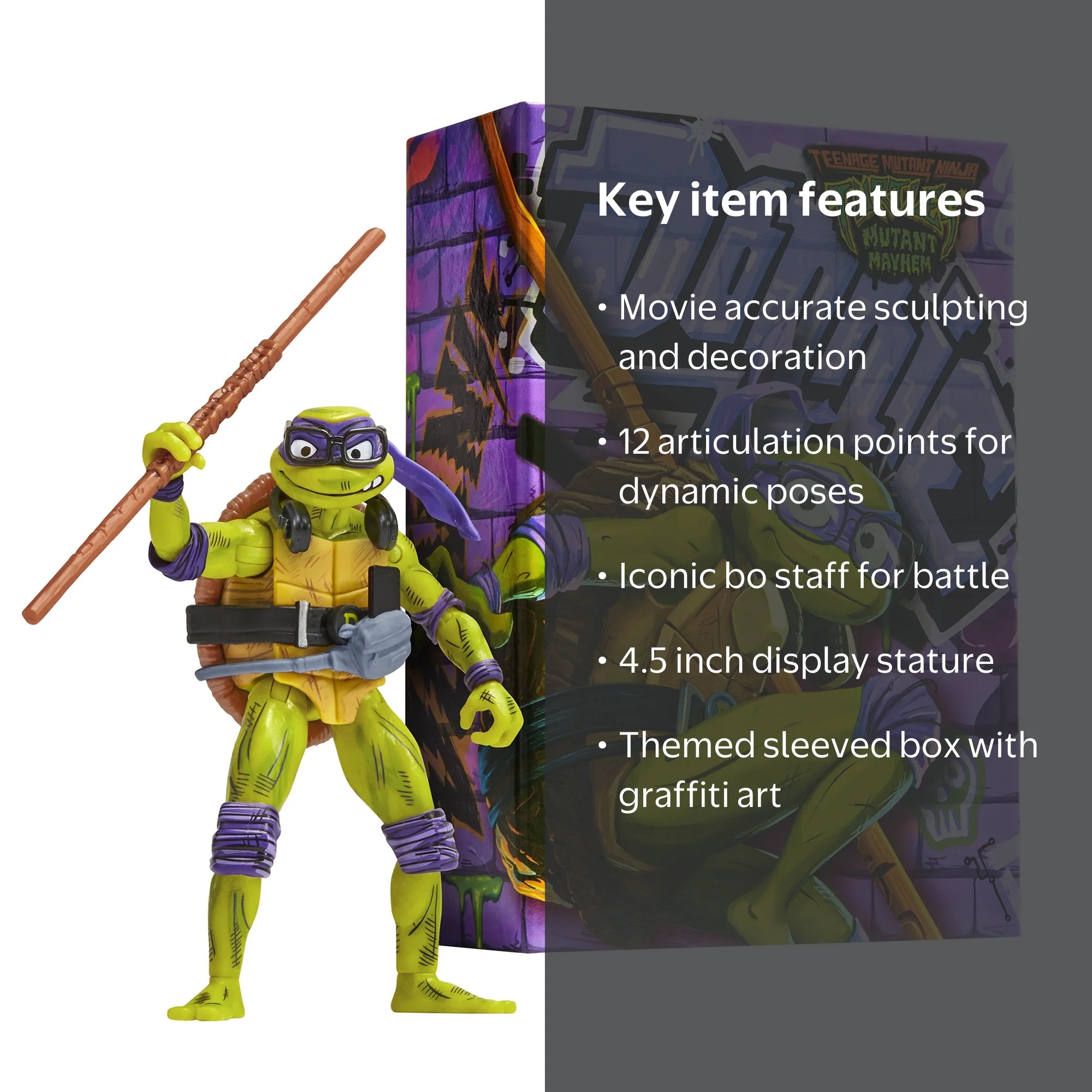 Playmates Toys TMNT Donatello 4.5