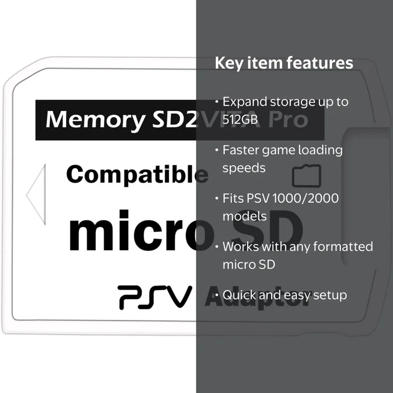 Sd2Vita Pro Adapter 3.0 for PS Vita 3.60 Henkaku Micro Sd