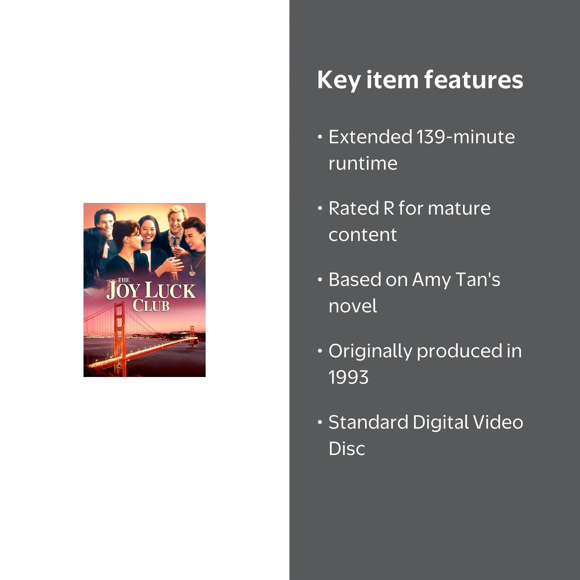 Walt Disney Pictures - The Joy Luck Club [DIGITAL VIDEO DISC