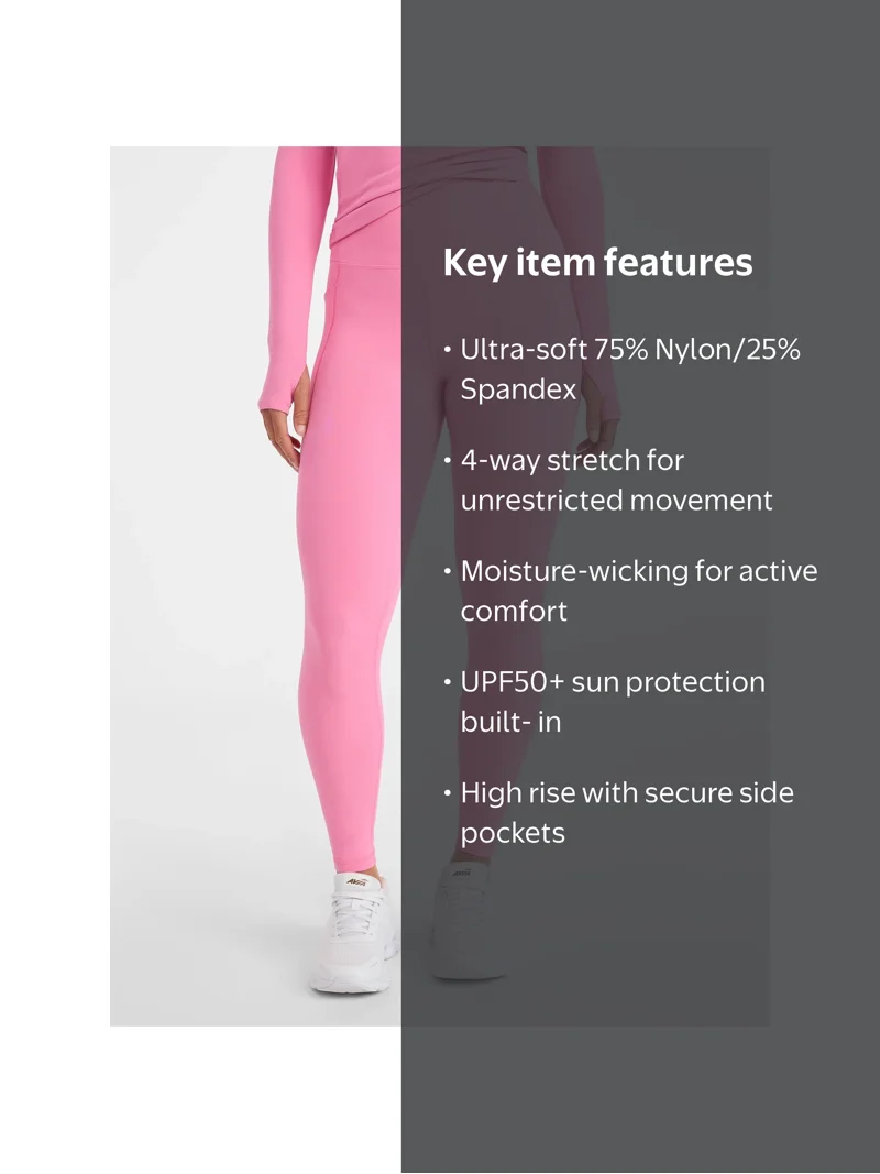 Avia Women's and Women's Plus SoftSculpt High Rise Leggings 27